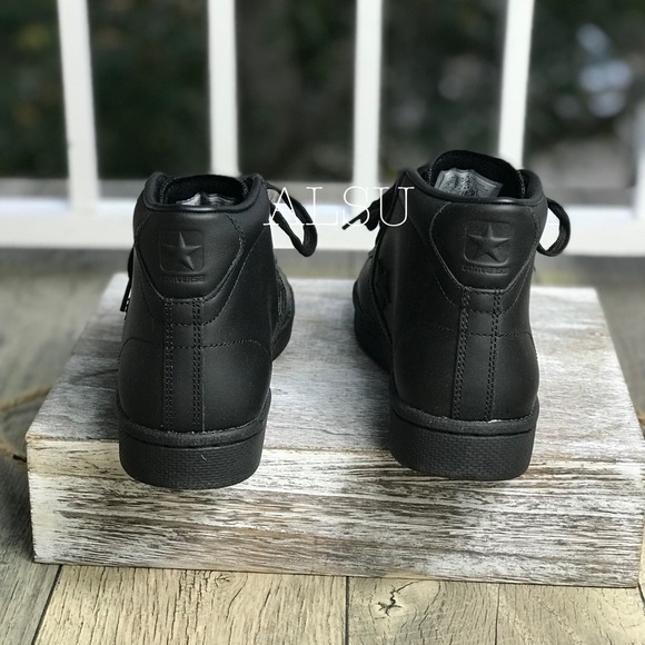 NWT Converse PL 76 MID Black Black W AUTHENTIC - Picture 4 of 7